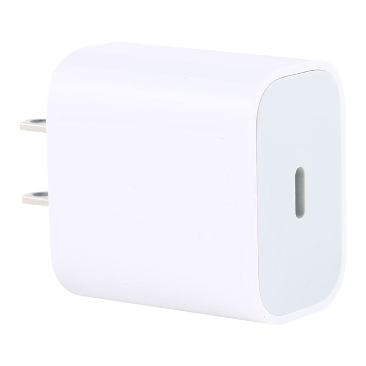Caricatore USB-C 20W con presa americana compatibile Type-C
