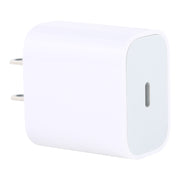 Caricatore da viaggio con interfaccia singola USB-C/Type-C PD da 20 W, presa americana, 20W US Plug
