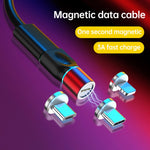 Adattatore di ricarica magnetico 4 in 1 3A per iPhone