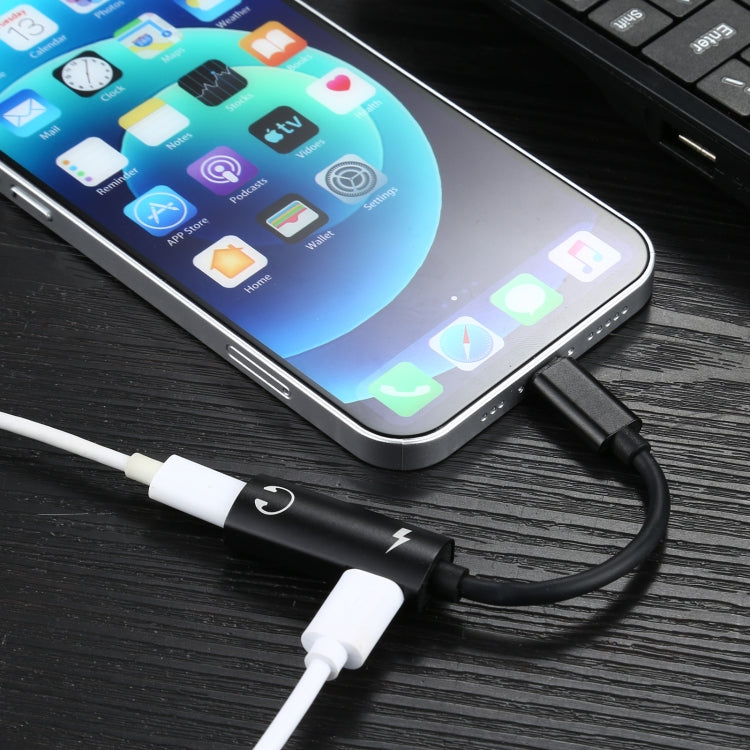 Adattatore 2 in 1 per iPhone 8 Pin Maschio
