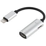 Adattatore 2 in 1 per iPhone 8 Pin Maschio
