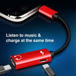 Adattatore 2 in 1 per iPhone 8 Pin Maschio