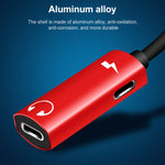 Adattatore 2 in 1 per iPhone 8 Pin Maschio