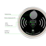 Caricatore wireless da tavolo KP-ZMC con cavo PD USB 1,2 m