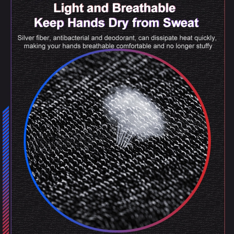 ROCK i27 Copri dito da gioco sensibile al tocco anti-sudore in fibra d'argento super conduttiva per pollice/indice