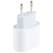 L-012 Caricatore da viaggio con interfaccia USB-C/Type-C 2 in 1 PD da 20 W + set di cavi dati da USB-C/Type-C a 8 pin, spina europea