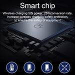 Tappetino per mouse con caricabatterie wireless QI 26x19 cm