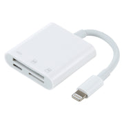 Adattatore 3 in 1 per iPhone con porta SD e TF