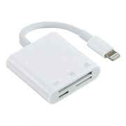Adattatore 3 in 1 per iPhone con porta SD e TF