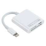 Adattatore 3 in 1 per iPhone con porta SD e TF