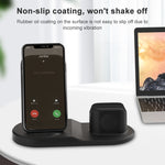 Caricabatterie wireless 3 in 1 10W per smartphone e AirPods