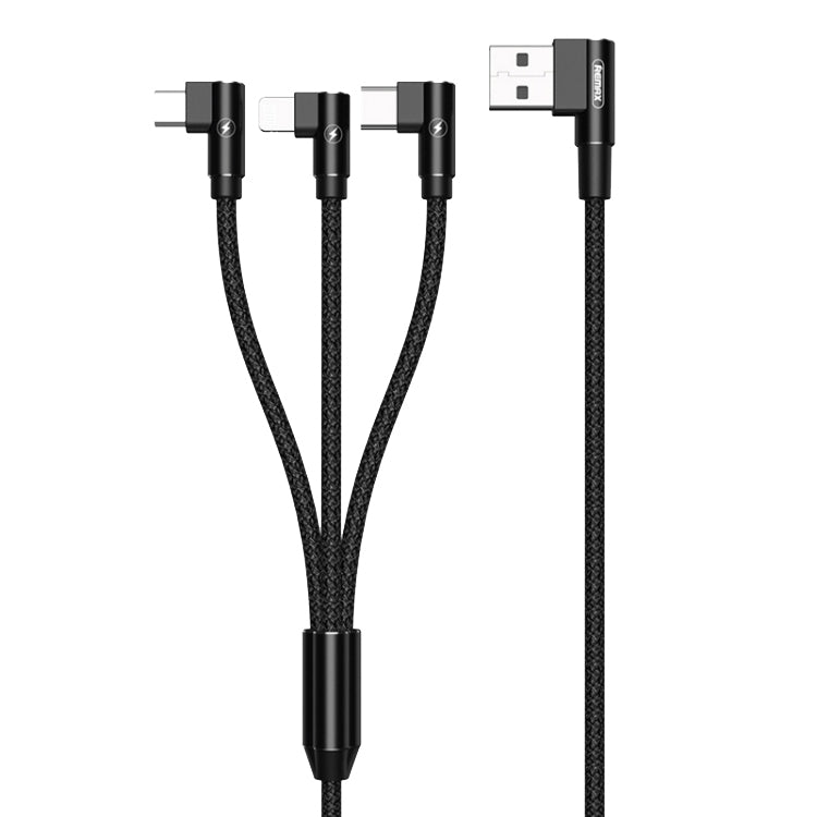 Cavo REMAX 3 in 1 USB a 8 pin e USB-C 1m