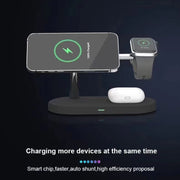 Caricabatterie wireless magnetico 5 in 1 15W