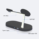 Caricabatterie wireless magnetico 5 in 1 15W per iPhone serie 12