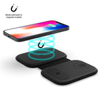 Caricabatterie wireless pieghevole 3 in 1 15W