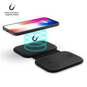 Caricabatterie wireless pieghevole 3 in 1 15W