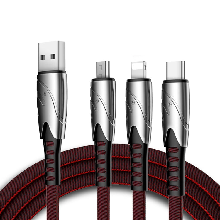 Cavo dati 3 in 1 Micro USB Shark 1,2 m