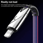 Cavo dati 3 in 1 Micro USB Shark 1,2 m