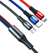 Cavo 3 in 1 USB Ricarica Rapida 1,2 m