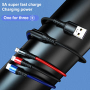 Cavo 3 in 1 USB Ricarica Rapida 1,2 m