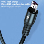 Cavo 3 in 1 USB Ricarica Rapida 1,2 m per smartphone