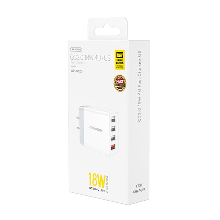 Caricatore rapido 18W QC3.0 4 porte USB spina CN/USA