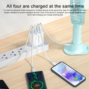 WK WP-U125 Serie Youpin 18W QC3.0 4 porte USB Caricatore rapido da viaggio, spina CN/spina USA, CN Plug / US Plug