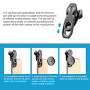 Clip Teleobiettivo Macro APEXEL APL-HB10X