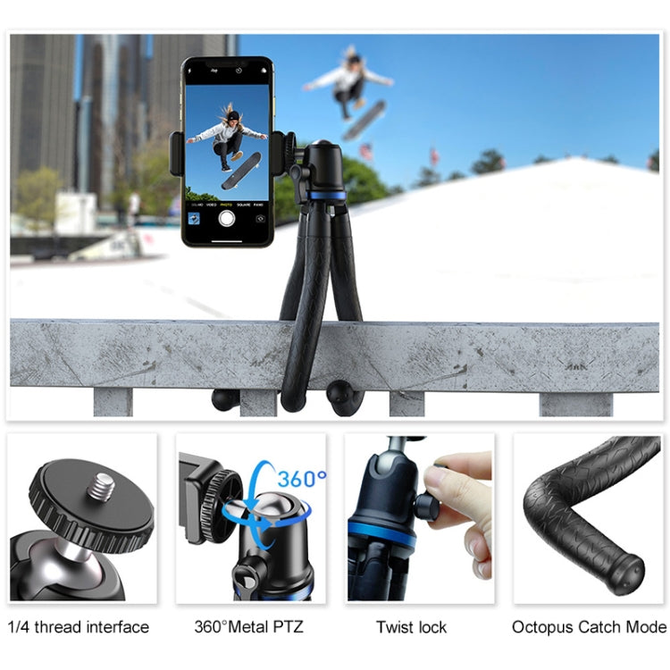 APEXEL APL-JJ10 Universal Octopus Tripod Bracket for SLR Mobile Sports Camera Live Broadcast, APL-JJ10