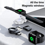 Caricabatterie wireless magnetico portatile adj-983 per Apple Watch, adj-983