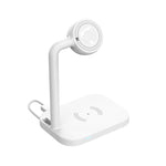 Caricabatterie wireless 2 in 1 per smartphone e Apple Watch