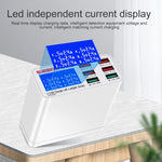 Caricatore USB 6 in 1 con display digitale