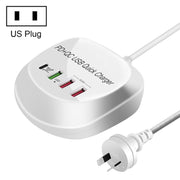 WLX-T3P Caricatore USB Ricarica Rapida 4 in 1