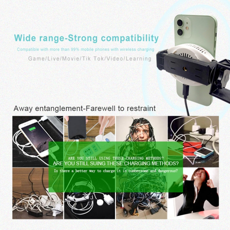 Caricatore wireless magnetico 15W con raffreddamento