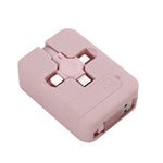 Cavo dati telescopico 3 in 1 USB Macaron 1 metro