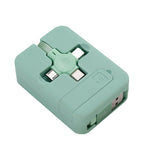 Cavo dati telescopico 3 in 1 USB Macaron 1 metro