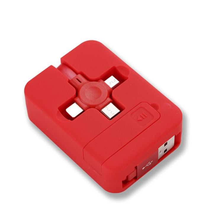 Cavo dati telescopico 3 in 1 USB Macaron 1 metro