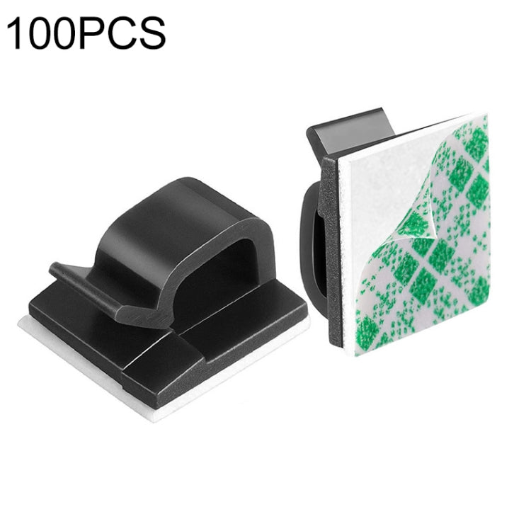 Clip fissaggio cavi da tavolo 100 pezzi verde e bianco