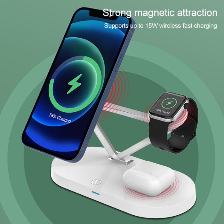 Tappetino ricarica wireless magnetico 5 in 1 compatibile iPhone A