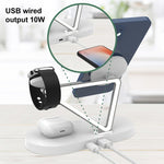 Tappetino ricarica wireless magnetico 5 in 1 compatibile iPhone A