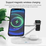 Tappetino ricarica wireless magnetico 5 in 1 compatibile iPhone A