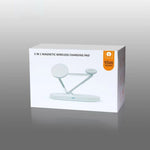Tappetino ricarica wireless magnetico 5 in 1 compatibile iPhone A