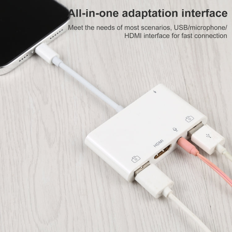Adattatore AV digitale 4 in 1 per dispositivi Apple Lightning