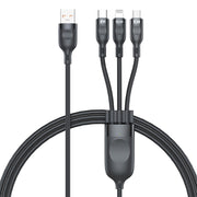 Cavo dati 3 in 1 USB a 8 pin, Micro USB e USB-C