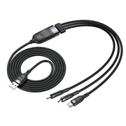 Cavo dati 3 in 1 USB a 8 pin, Micro USB e USB-C