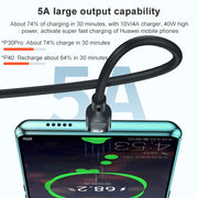 Cavo dati 3 in 1 USB a 8 pin, Micro USB e USB-C