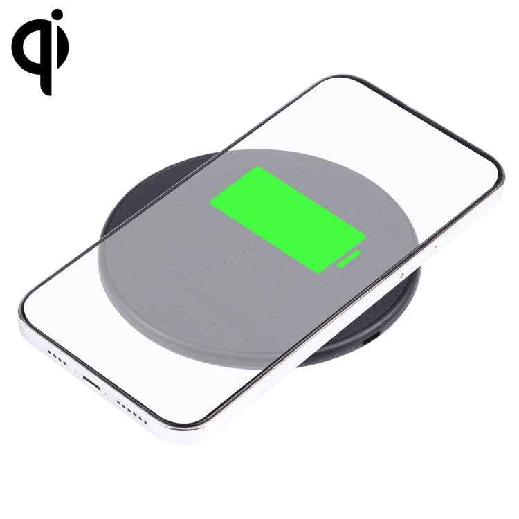 Caricabatterie wireless rotondo QI 10W