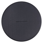 Caricabatterie wireless QI 10W rotondo in plastica