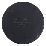 Caricabatterie wireless QI 10W rotondo in plastica