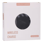 Caricabatterie wireless rotondo 10W in metallo